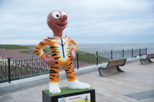 tiger morph sculpture
