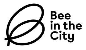 Bee in the city logo