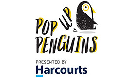 Pop up penguins logo