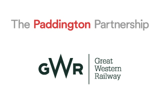 Paddington Partnership and GWR logo lockup